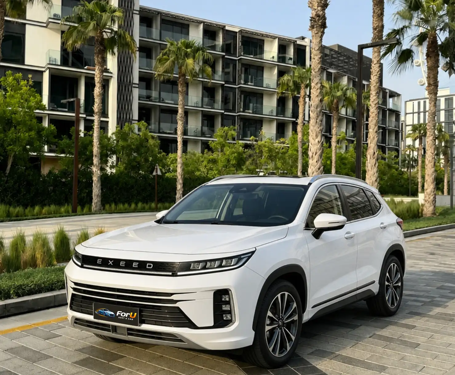 Rent Exeed LX in Dubai